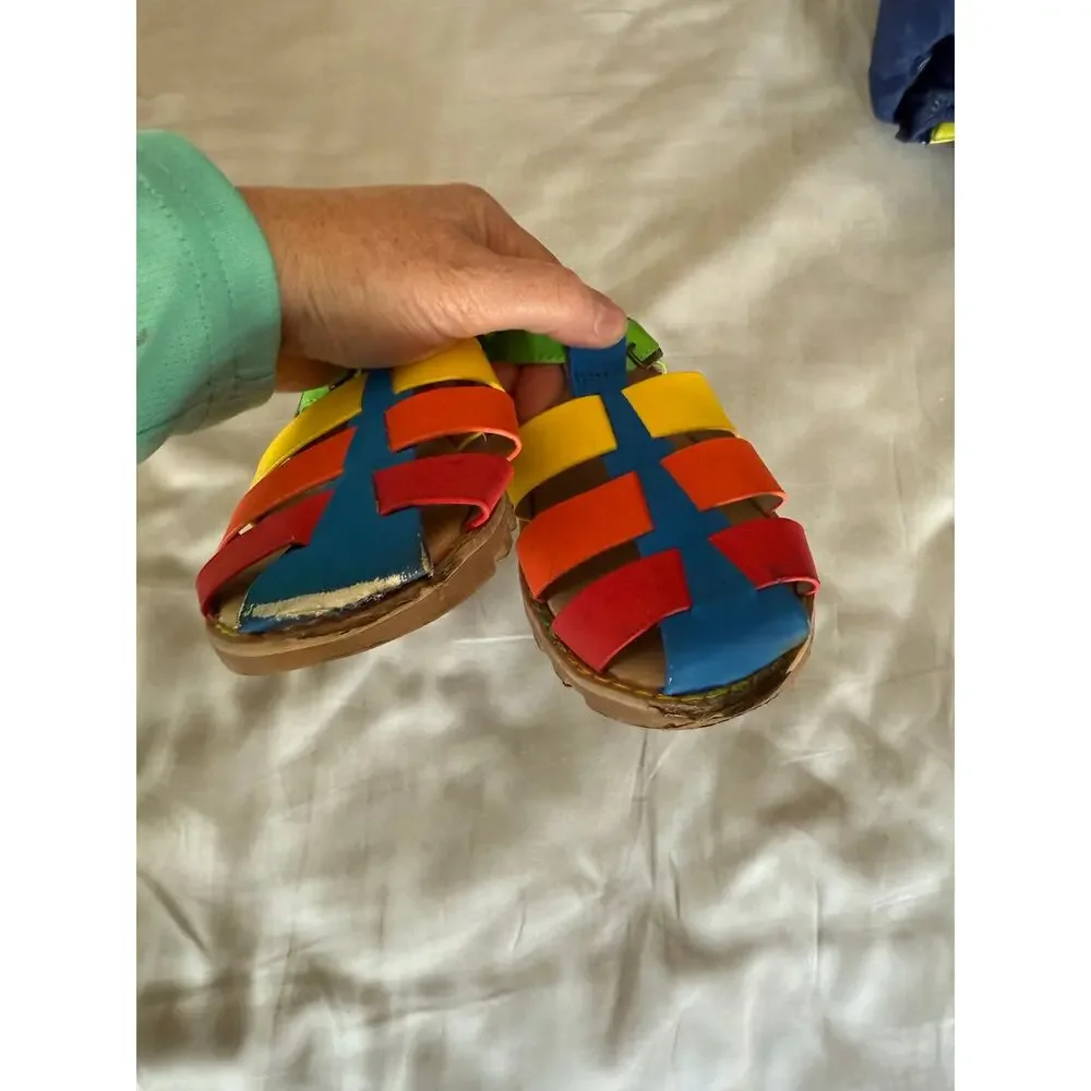 Little bird rainbow sandals UK 11 EU 29 US 11.5